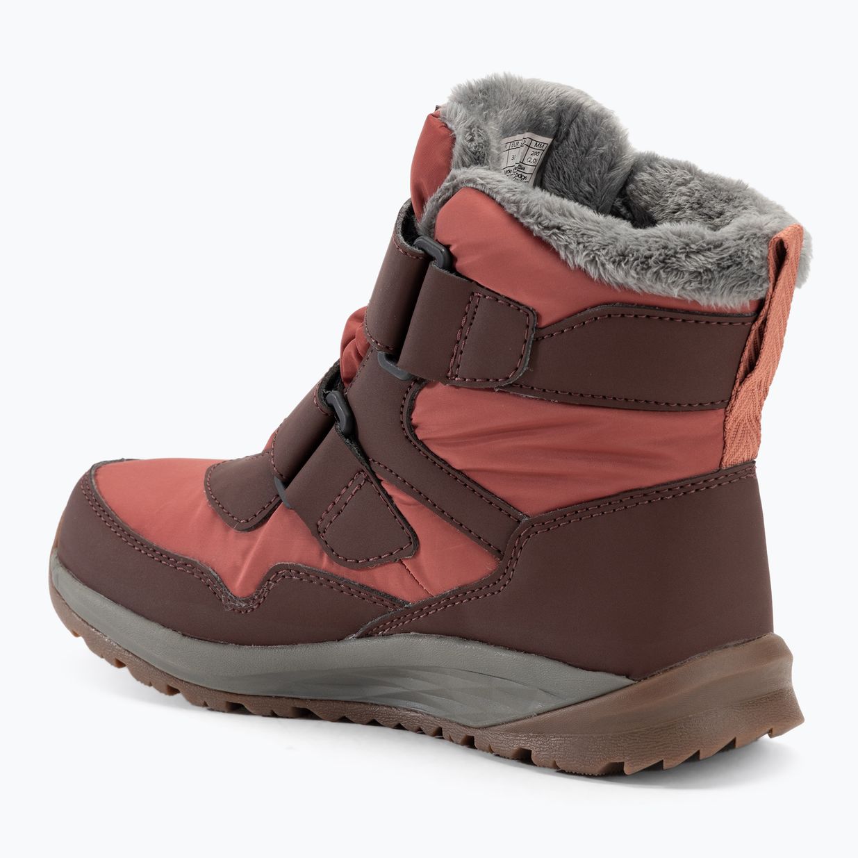 Dětské boty Jack Wolfskin Polar Bear-B Texapore Mid Vc dark mahogany 3